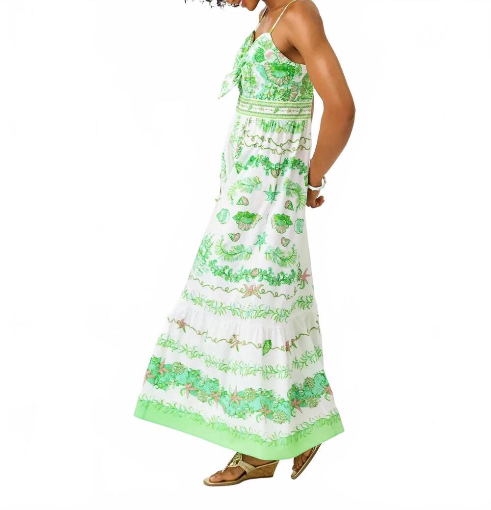 NEW LILLY PULITZER janae maxi dress in resort white - Picture 4 of 6